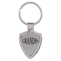 Silver Grandpa Keychain 