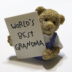 Worlds Best Grandma Bear Figure 