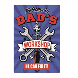 Dad Tin Sign 