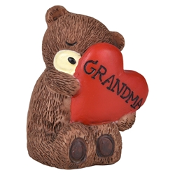 Grandma Heart Bear Figurine 