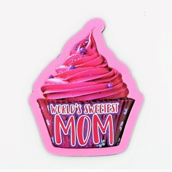 Mom Cupcake Magnet 